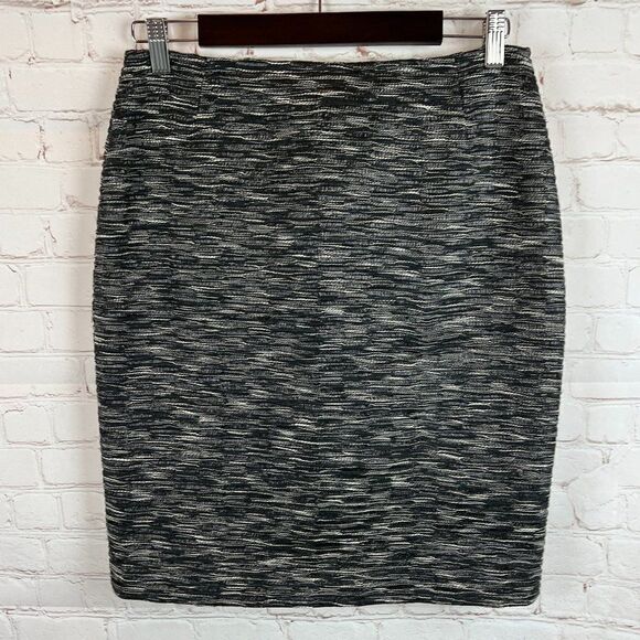 LAFAYETTE 148 NEW YORK gray classic pencil straight skirt size 6 - Picture 1 of 8